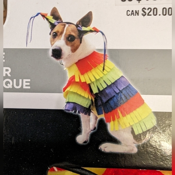 Dog pinata costume size Medium 15-30lbs, new with tags - Picture 7 of 10